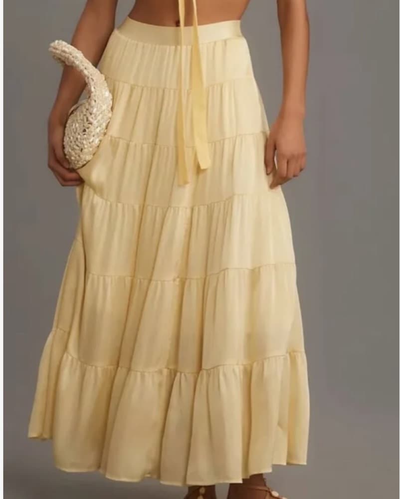 Anthropologie Tiered Petticoat Midi Maxi - Image 2