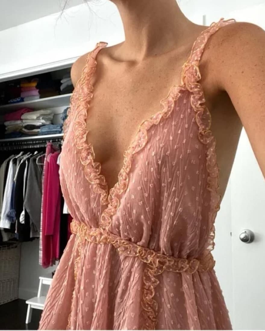 Chi o Short Frills Dress - Image 2