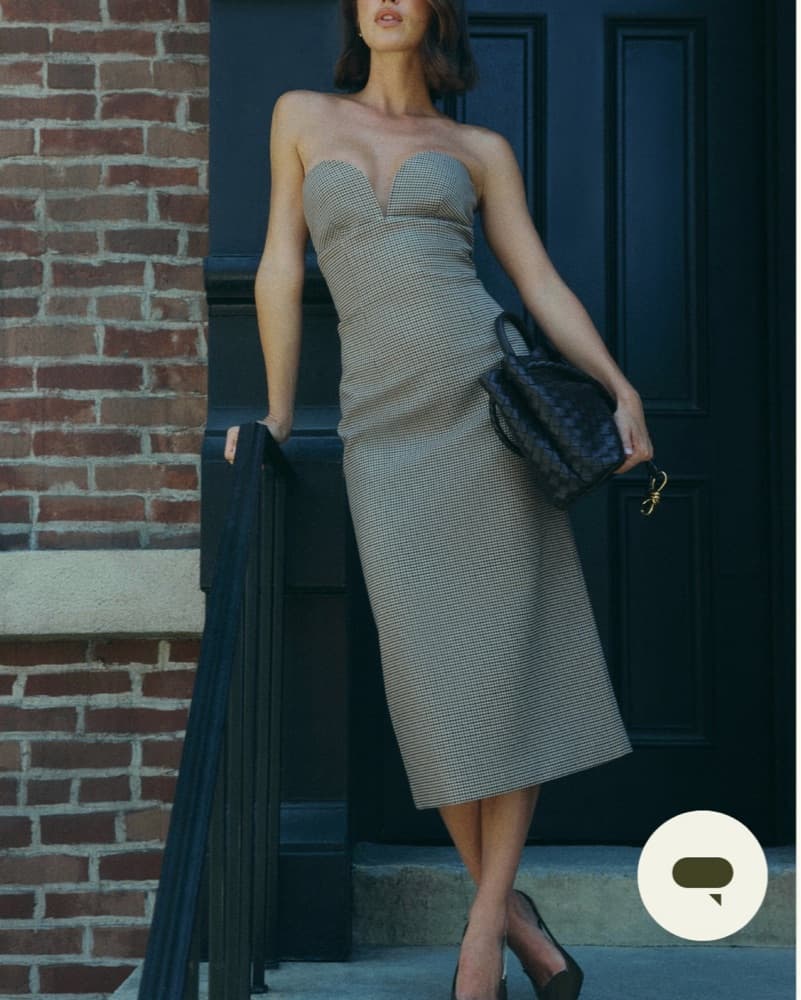 Meshki Christie Strapless Midi Dress - Image 6