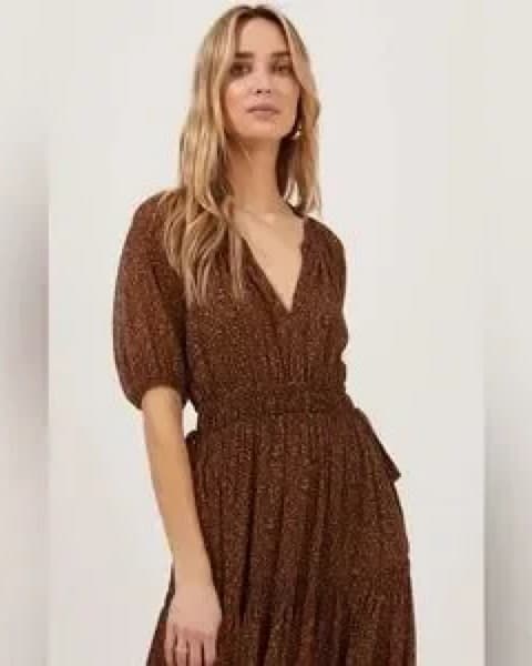 Boho Chic Tiered Midi Dress - Image 3