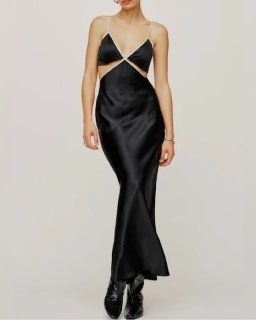 Reformation Poppies Silk Dress - Image 1