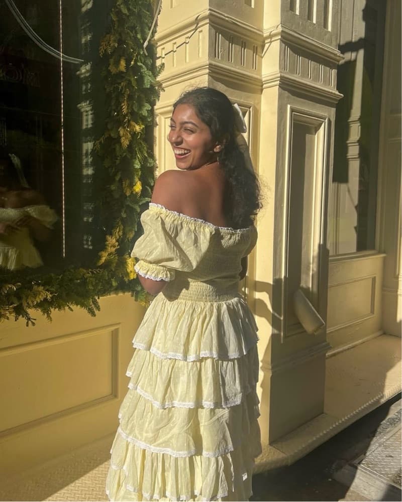 Luna Yellow Ruffle Maxi Dress - Image 5