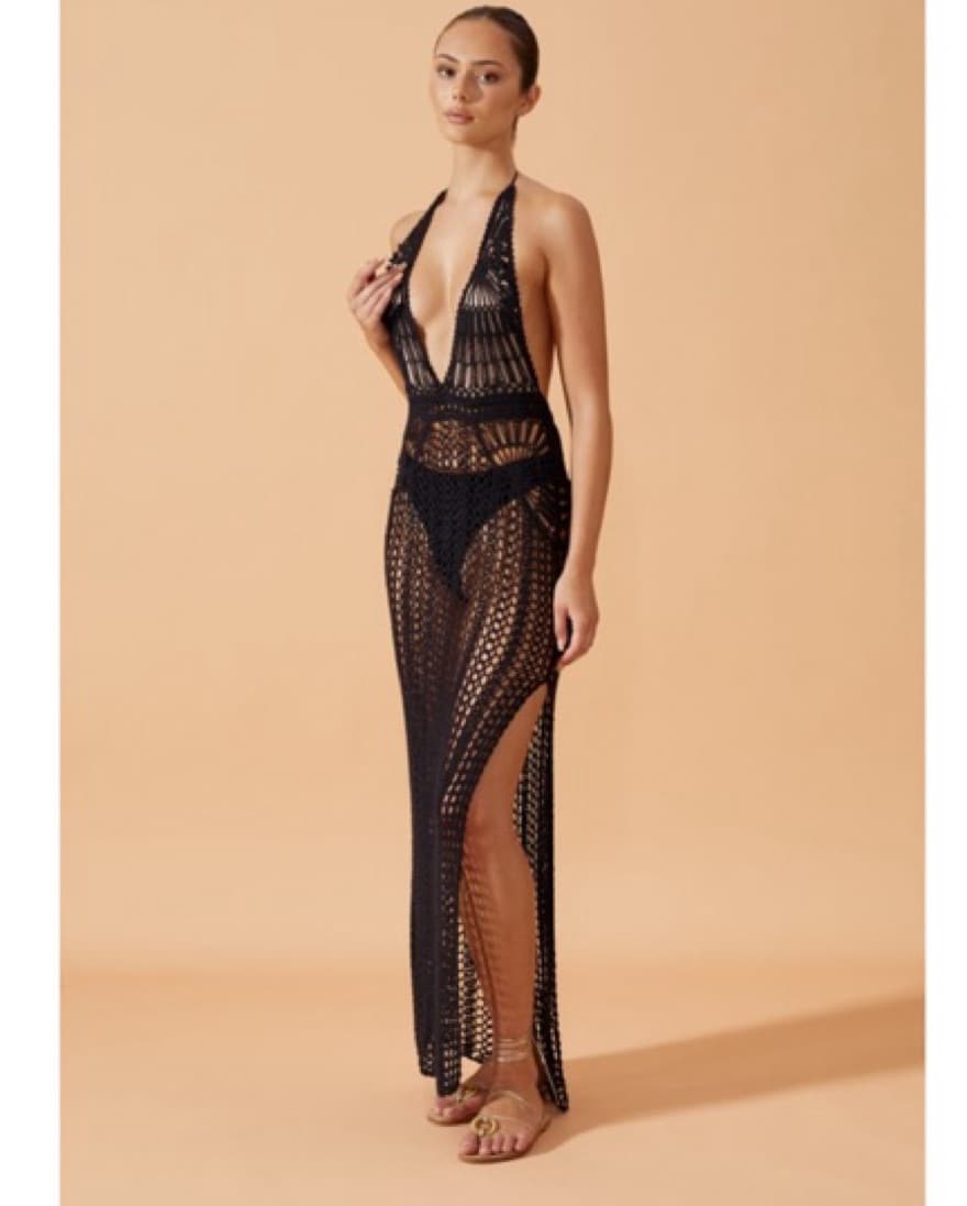 Flook The Label Zalika Crochet Dress - Image 4