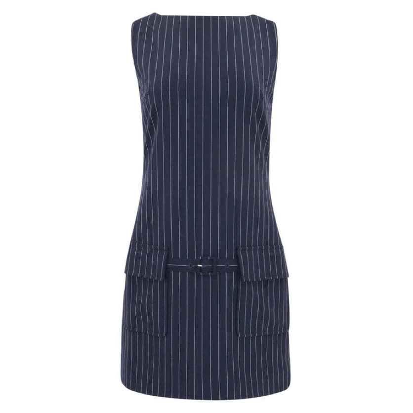 Staud Navy Sheila Minidress - Image 1