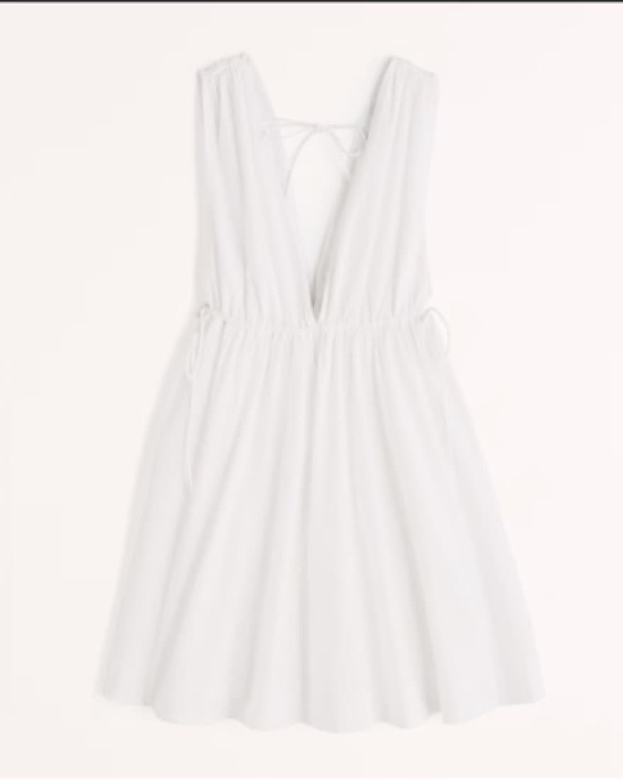 White Babydoll Summer Dress - Image 3
