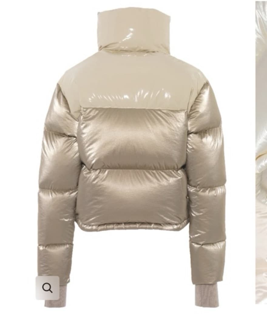 Cropped ski jacket - champagne size S - Image 2