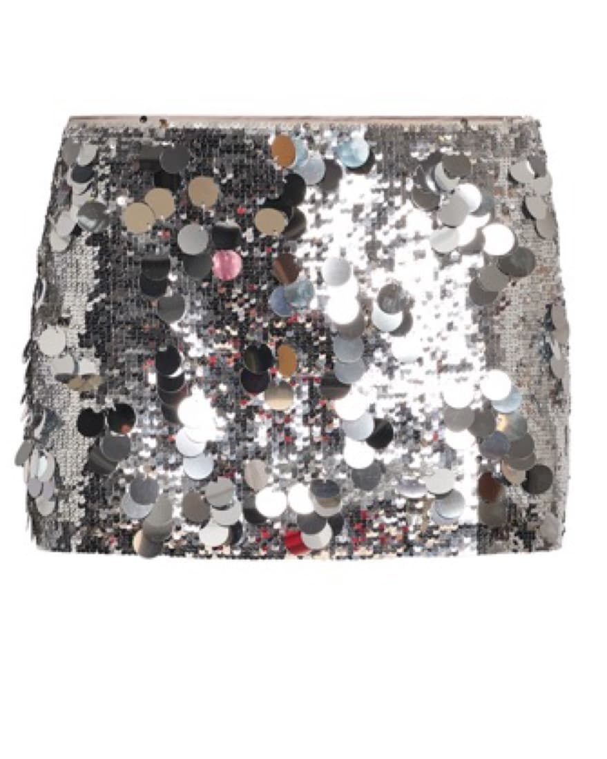 Danielle Guizio Mini Sequin Skirt - Image 1