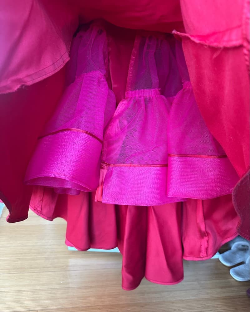 Wayne Clark Size 8 Red Gown - Image 2