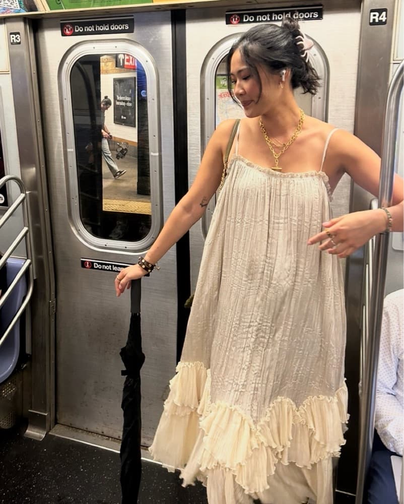 boho layered maxi dress - Image 4