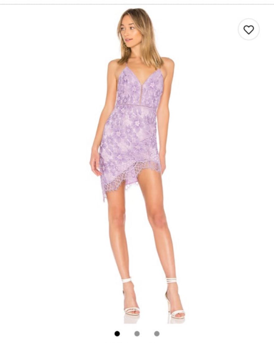 Revolve NBD Only Yours Purple Lace Dress - Image 1