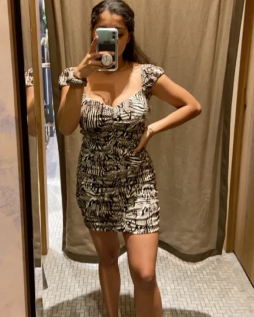 Aritzia Wilfred Ruched Dress - Image 2