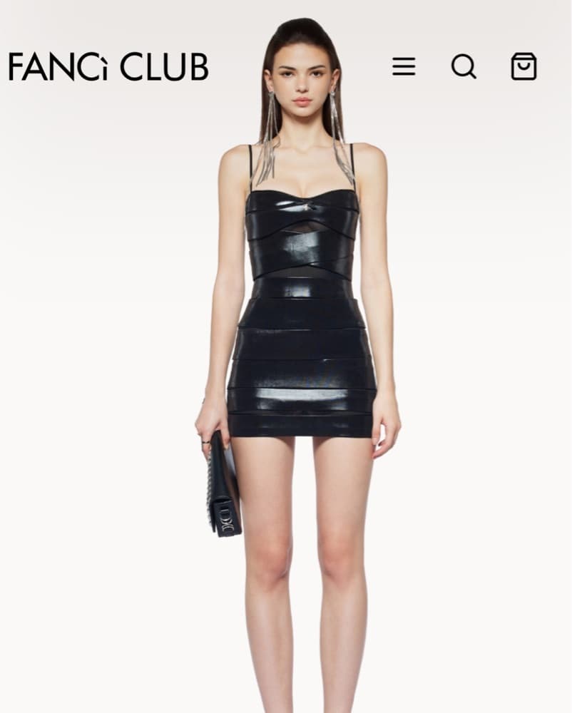 Fanci Club Adriana Mini Dress - Image 1