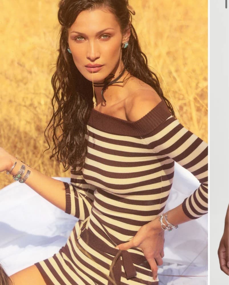 Bella Hadid X Frankie Saloon Knit Dress - Image 1