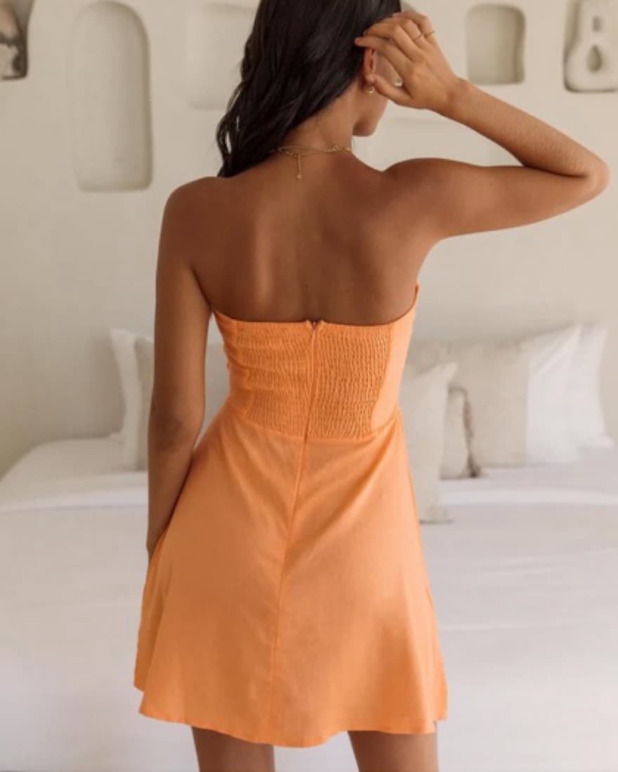 Fortunate One Love Within Dress Orange - Image 3