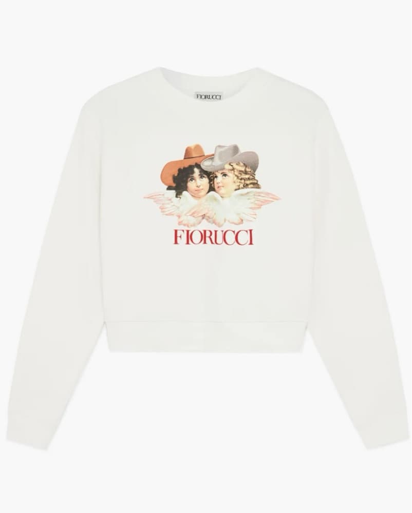 White Western Crew Neck - Fiorucci  - Image 1