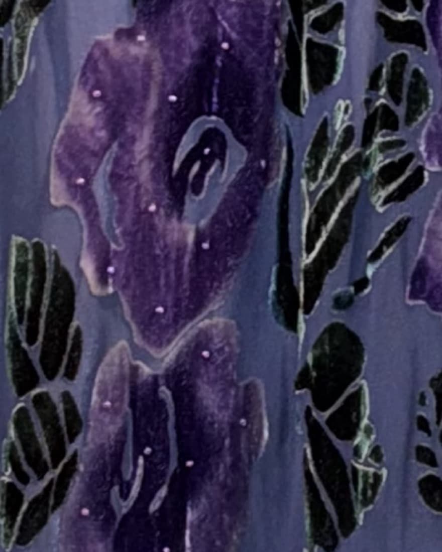 Vintage 90’s British Purple Silk Dress - Image 4