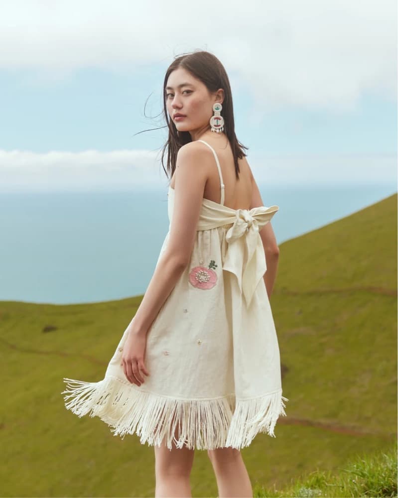 Eddy Gavin Beaced Embroidered Mini Dress - Image 2
