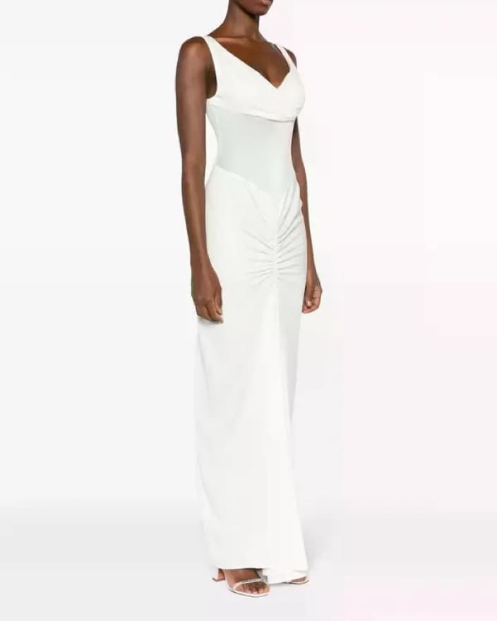 CHRISTOPHER ESBER White Maxi dress - Image 3