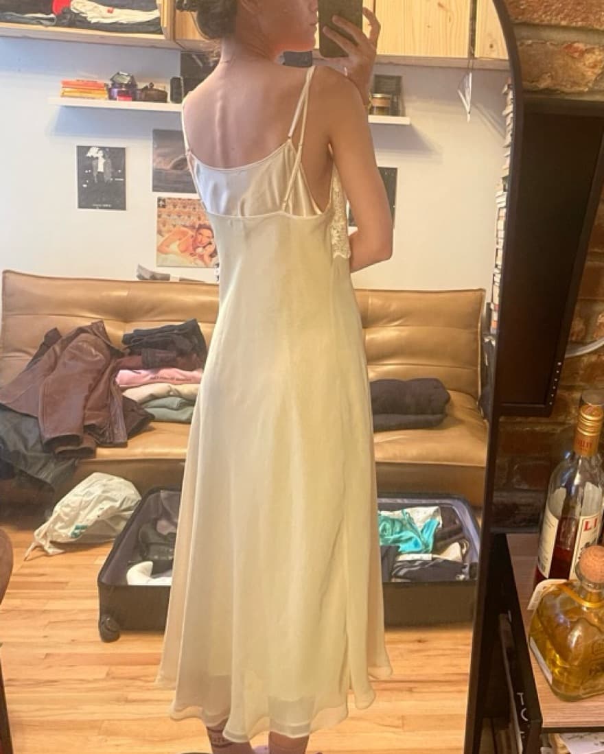 Vintage Lace Slip Dress  - Image 5