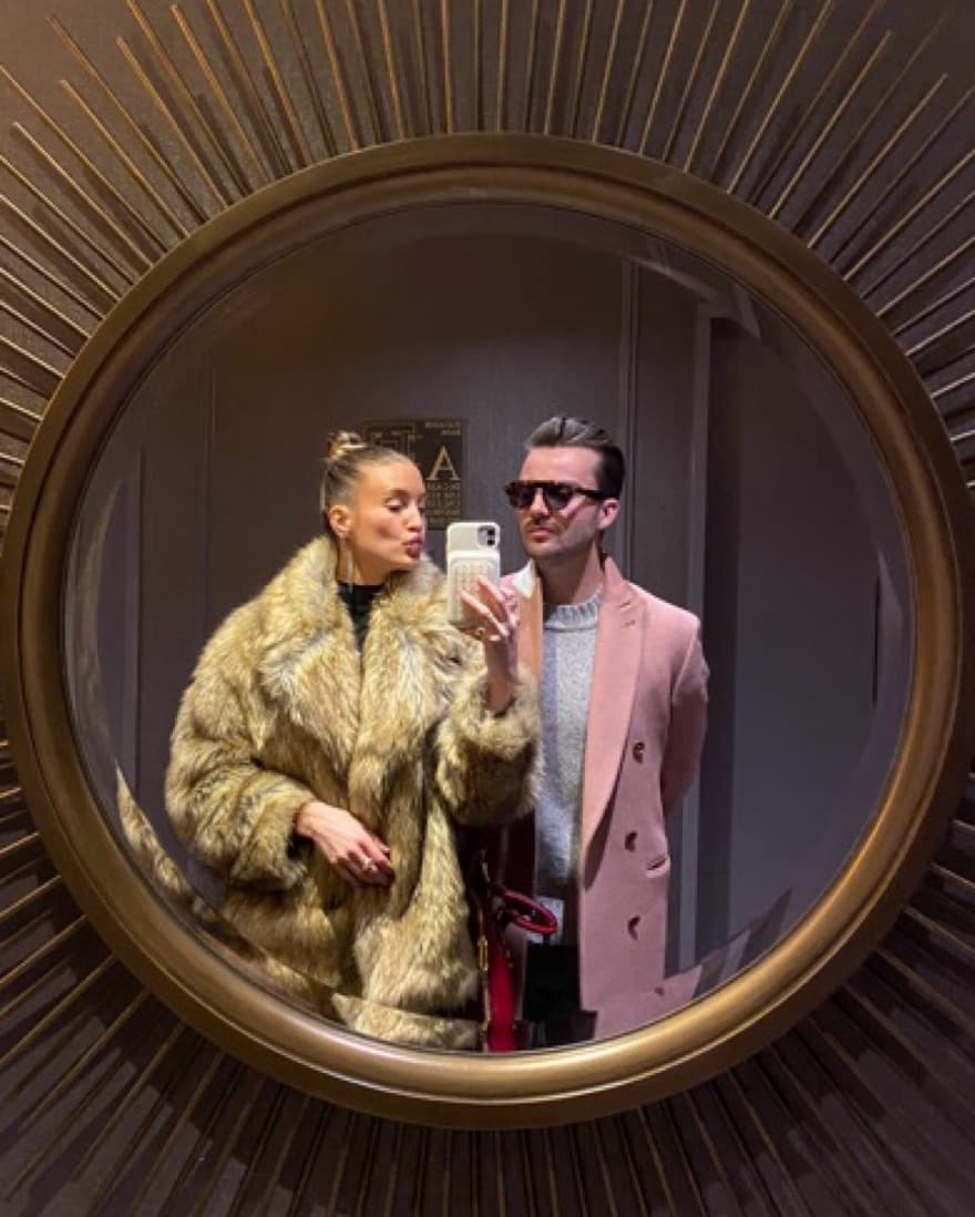 Faux Fur Coat - Image 1