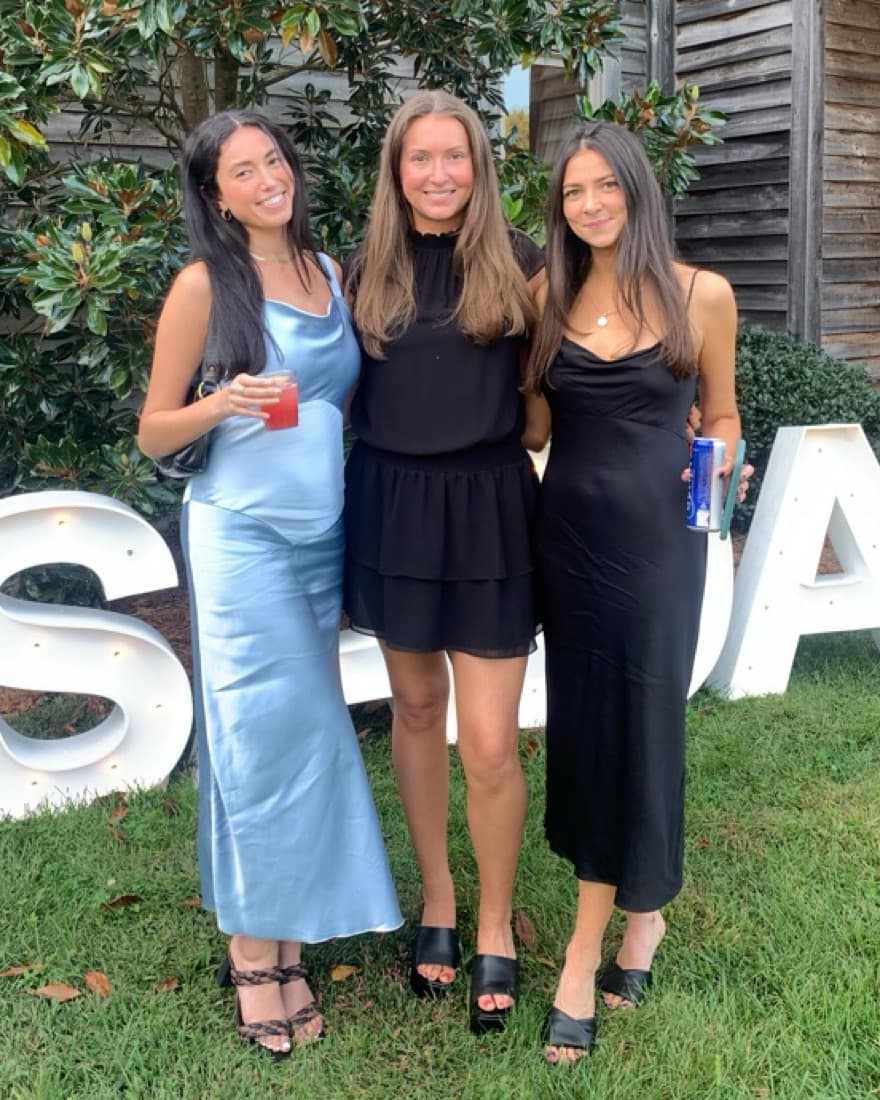 Blue Silk Dress - Image 1
