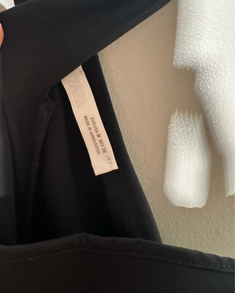 Zara Black Long Dress - Image 2