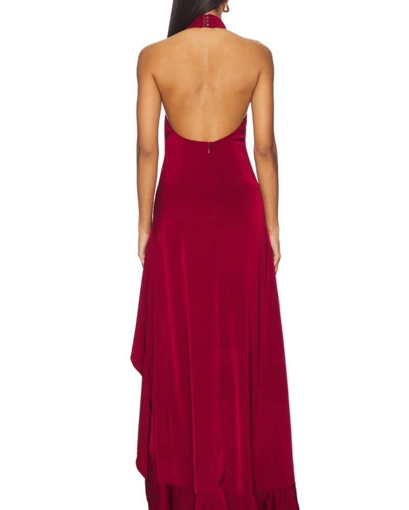 NBD AVANI Gown in Oxblood - Image 2