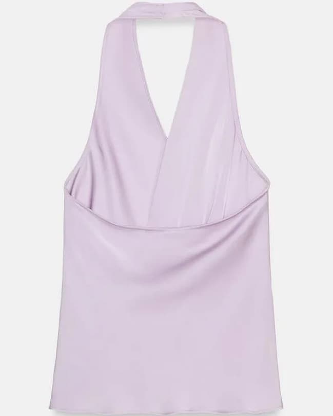 Satin Halter Top - Image 2