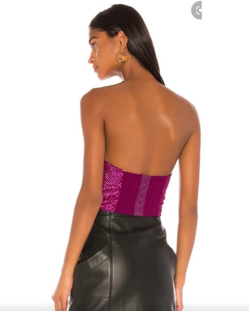 Retrofete Katie Bustier In Magenta - Image 3