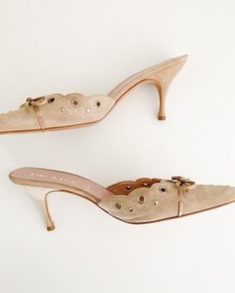 Prada Vintage Kitten Heels - Image 2