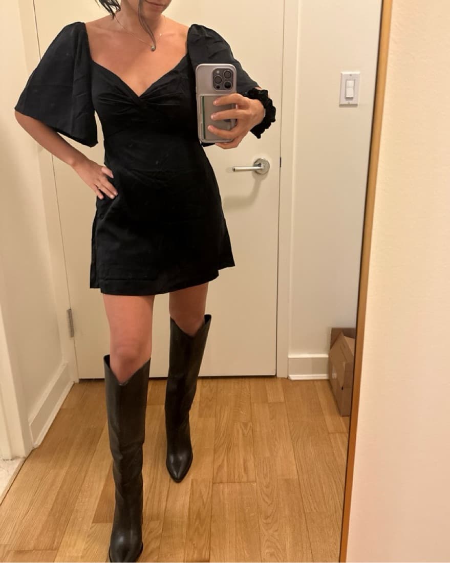Angel Sleeve Mini Skort Dress - Image 3