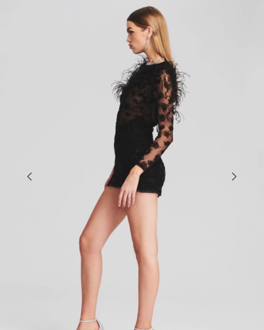 Retrofete Kendra Feather Dress - Image 2