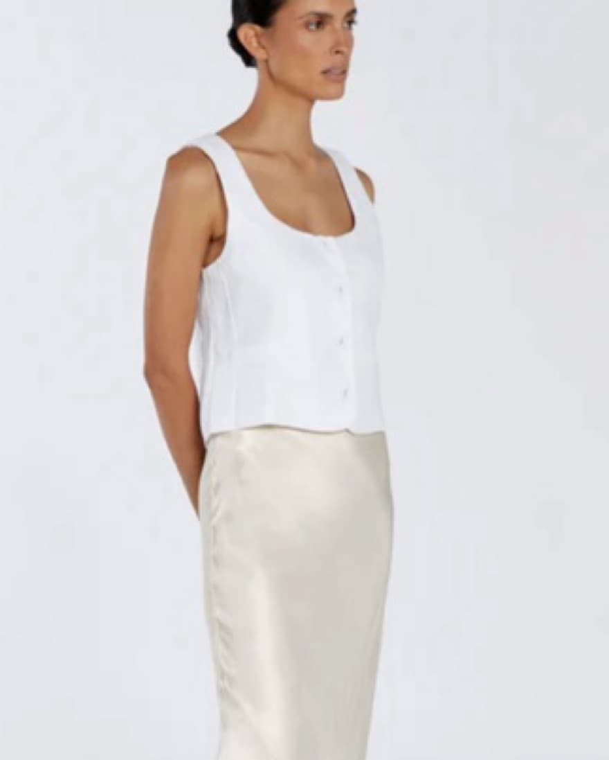 Dissh Oscar White Top - S - Image 5