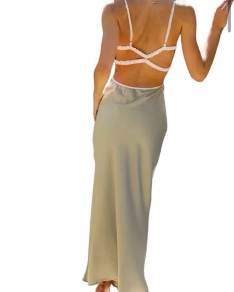 Hello Molly Green Maxi Dress - Image 2