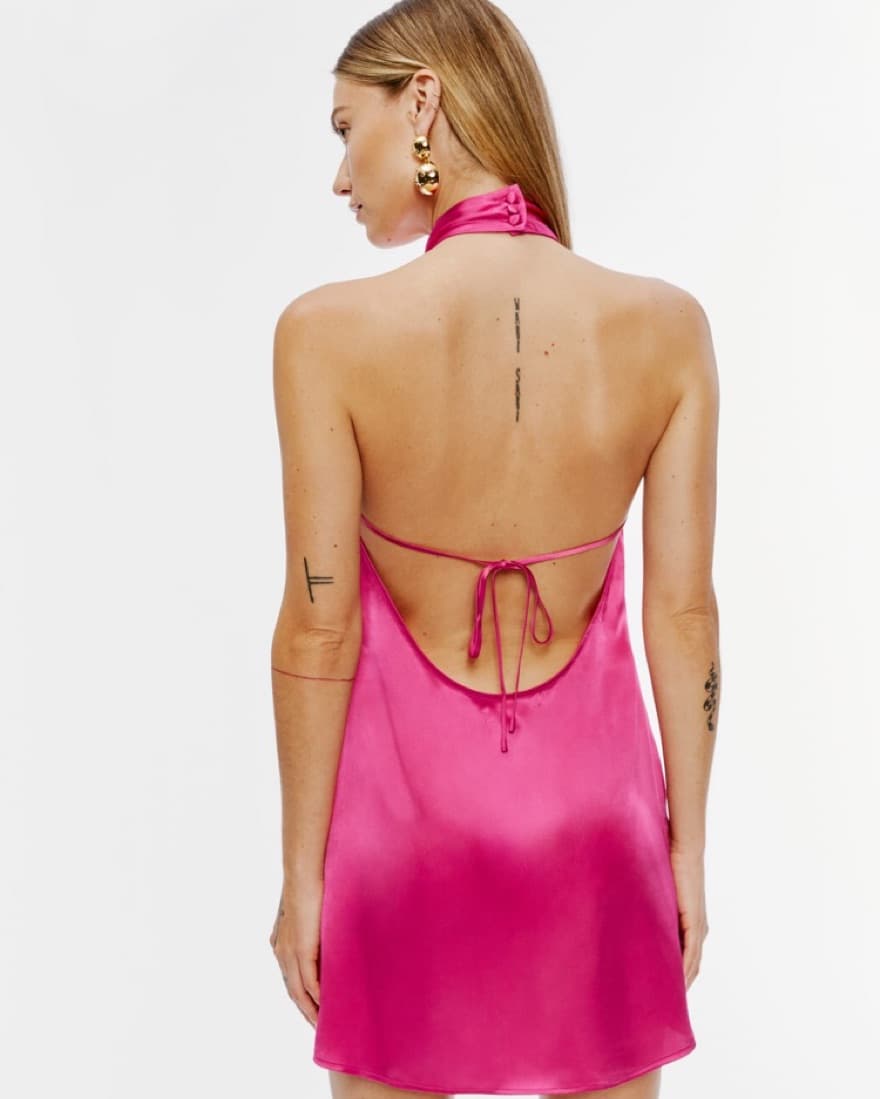 Reformation Briea Silk Dress - Image 2