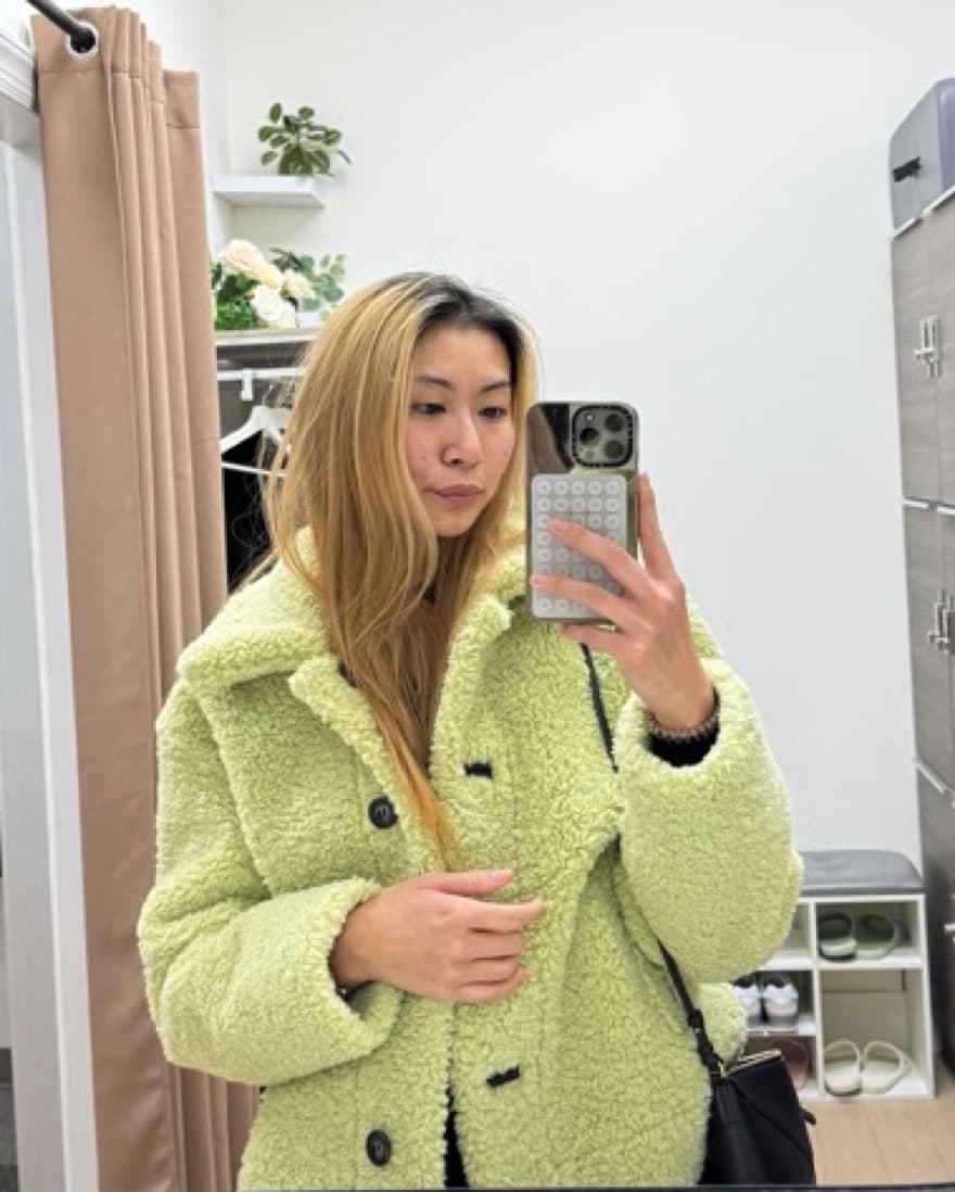 Apparis Reversible Shearling Fur Coat - Image 5