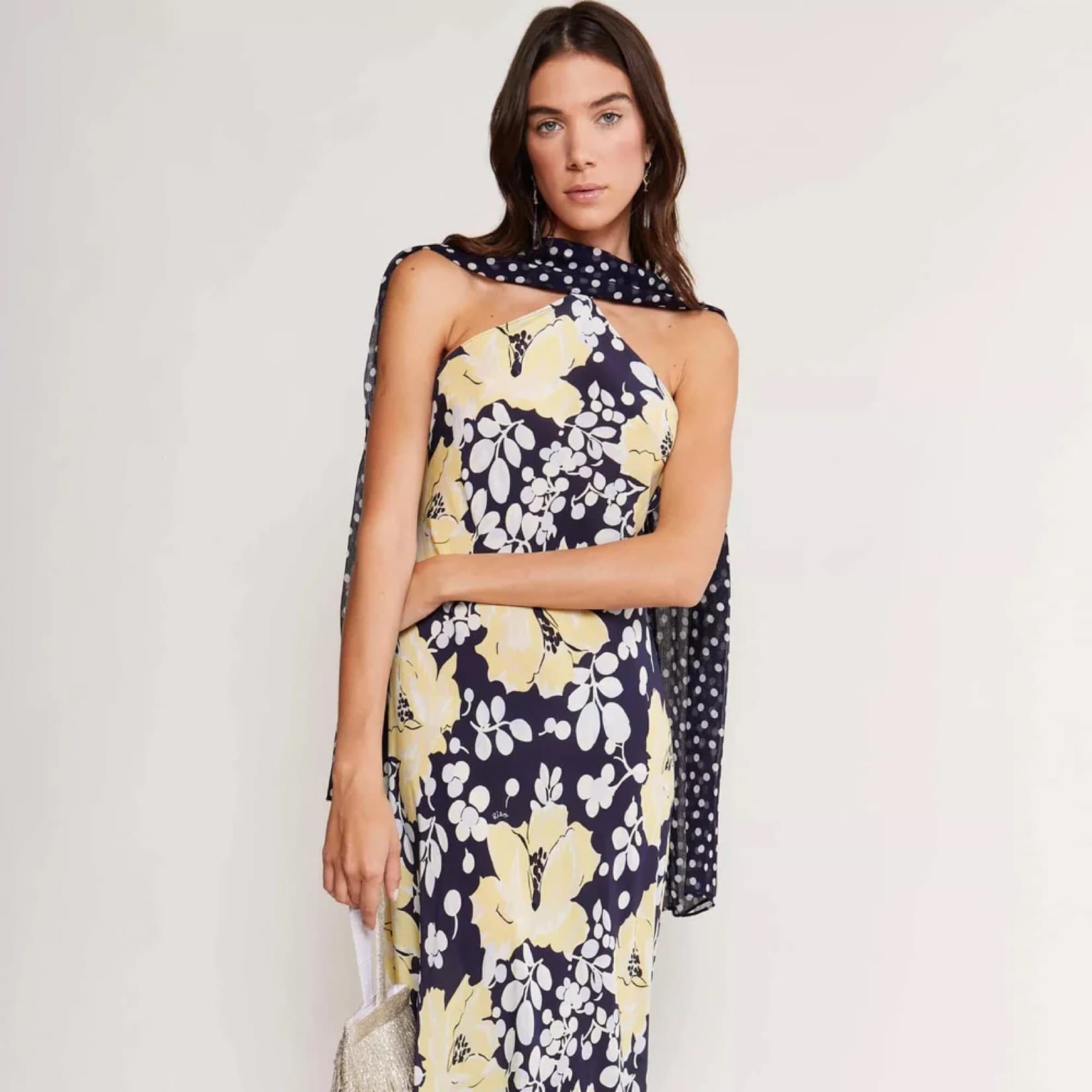 RIXO Hayley Silk Midi Dress - Image 6
