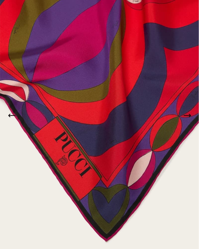 Pucci Silk Printed Scarf  - Image 1