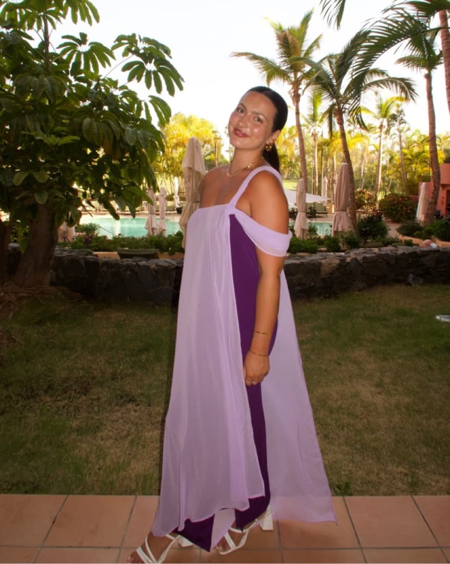 The Are Lavender & Purple Dress - Image 1