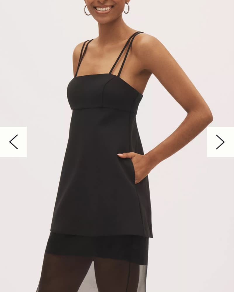 Chic Black Peplum Dress - Image 2
