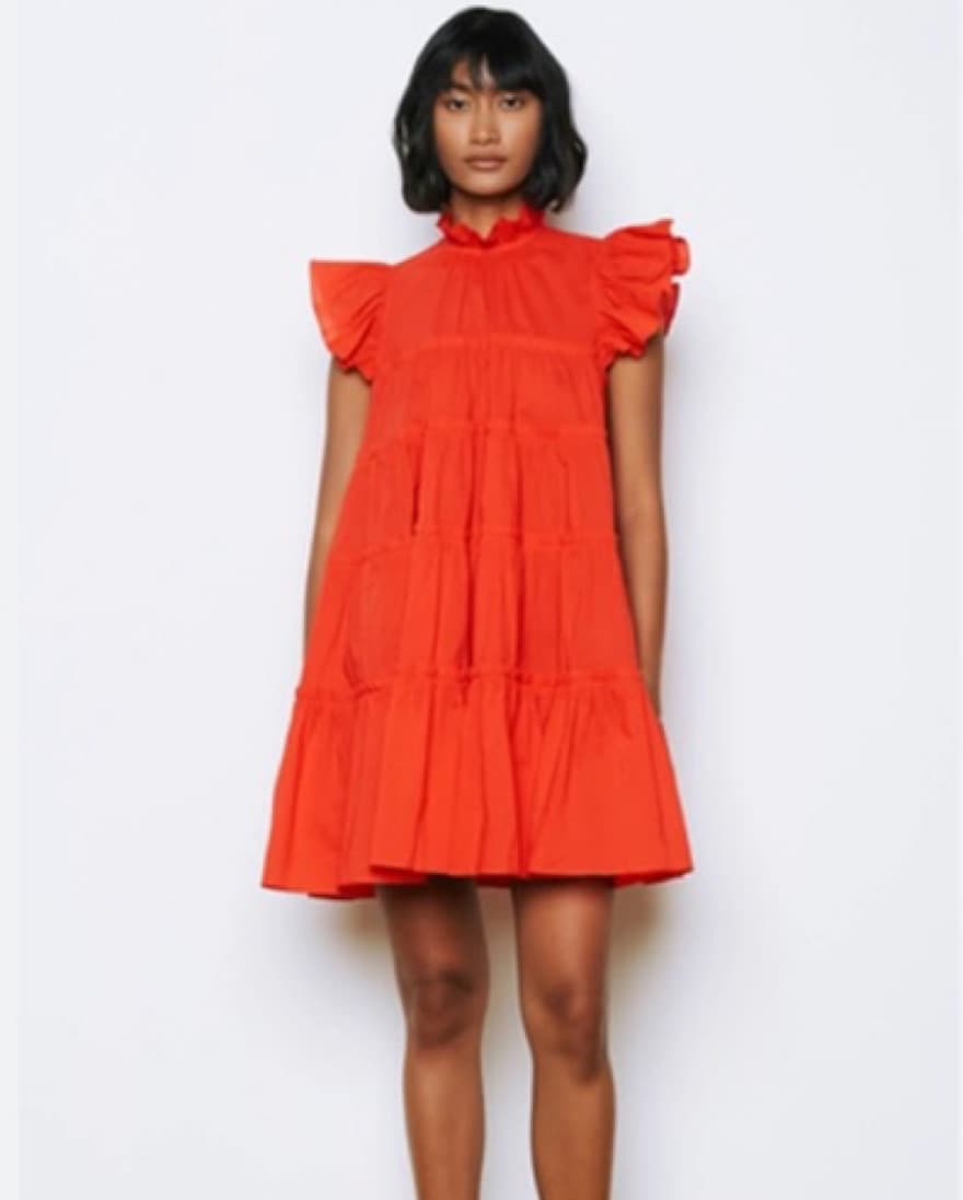 RHODE Baydoll Tiffany Dress - Redb - Image 1