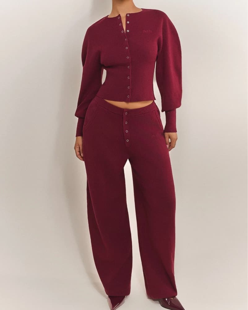 Knit Set Cardigan - Image 1