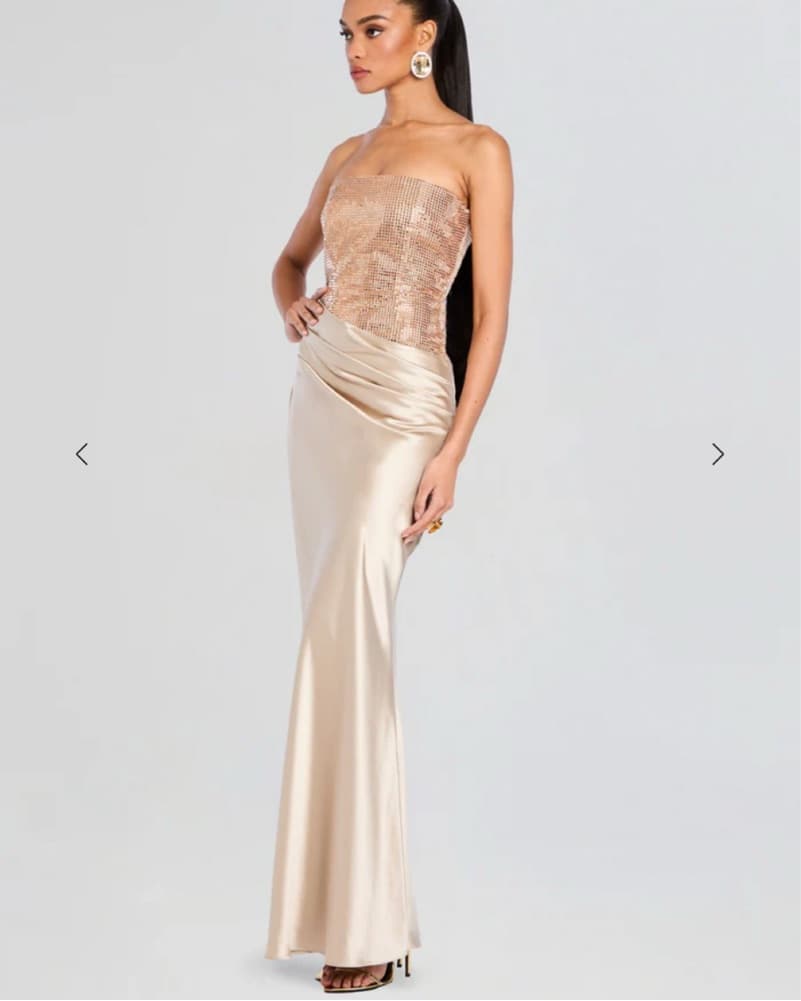 Retrofete Alexandra Sequin Dress S Small - Image 2