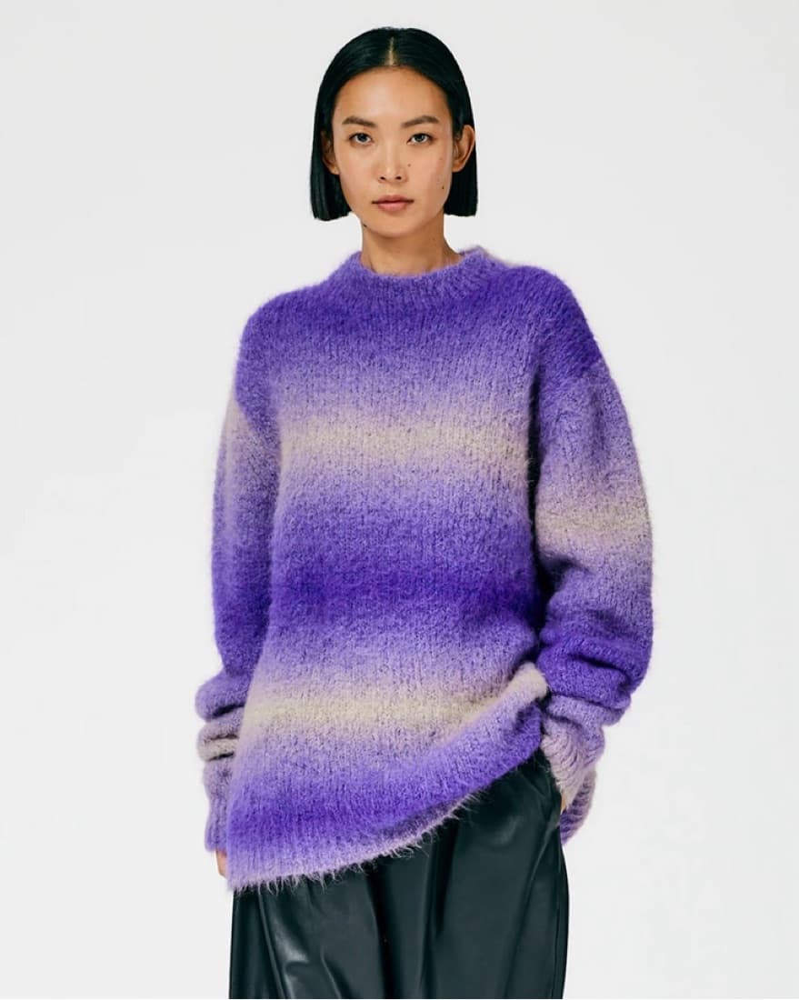 Tibi Purple Ombre Sweater - Image 1