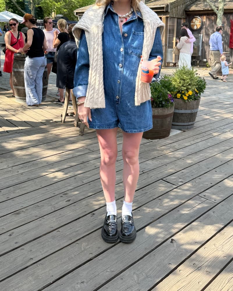 Parke Denim Romper - Image 3