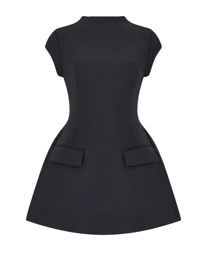 Chic Black Cocktail Dress - Image 3