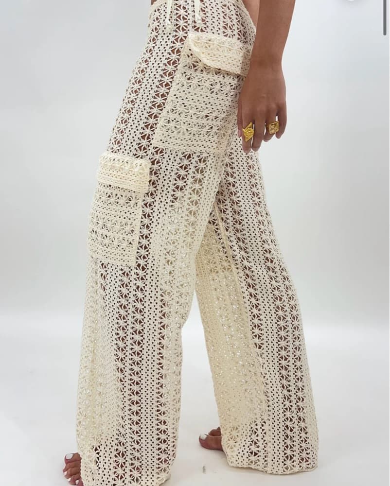 Heart Of Sun Crochet Pants And Top - Image 4