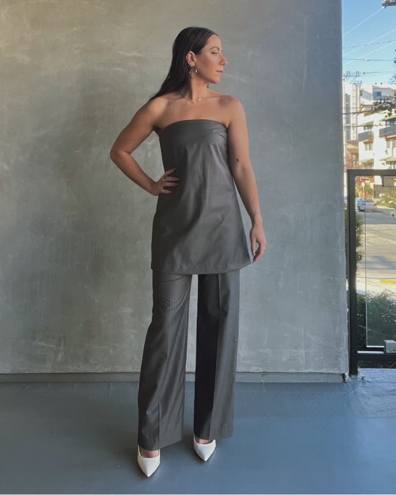 Trouser + Tube Dress Pant Jumpsuit - Image 2