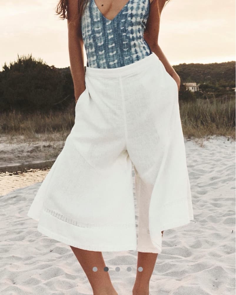 Free People Linen Capri Pant - Image 2