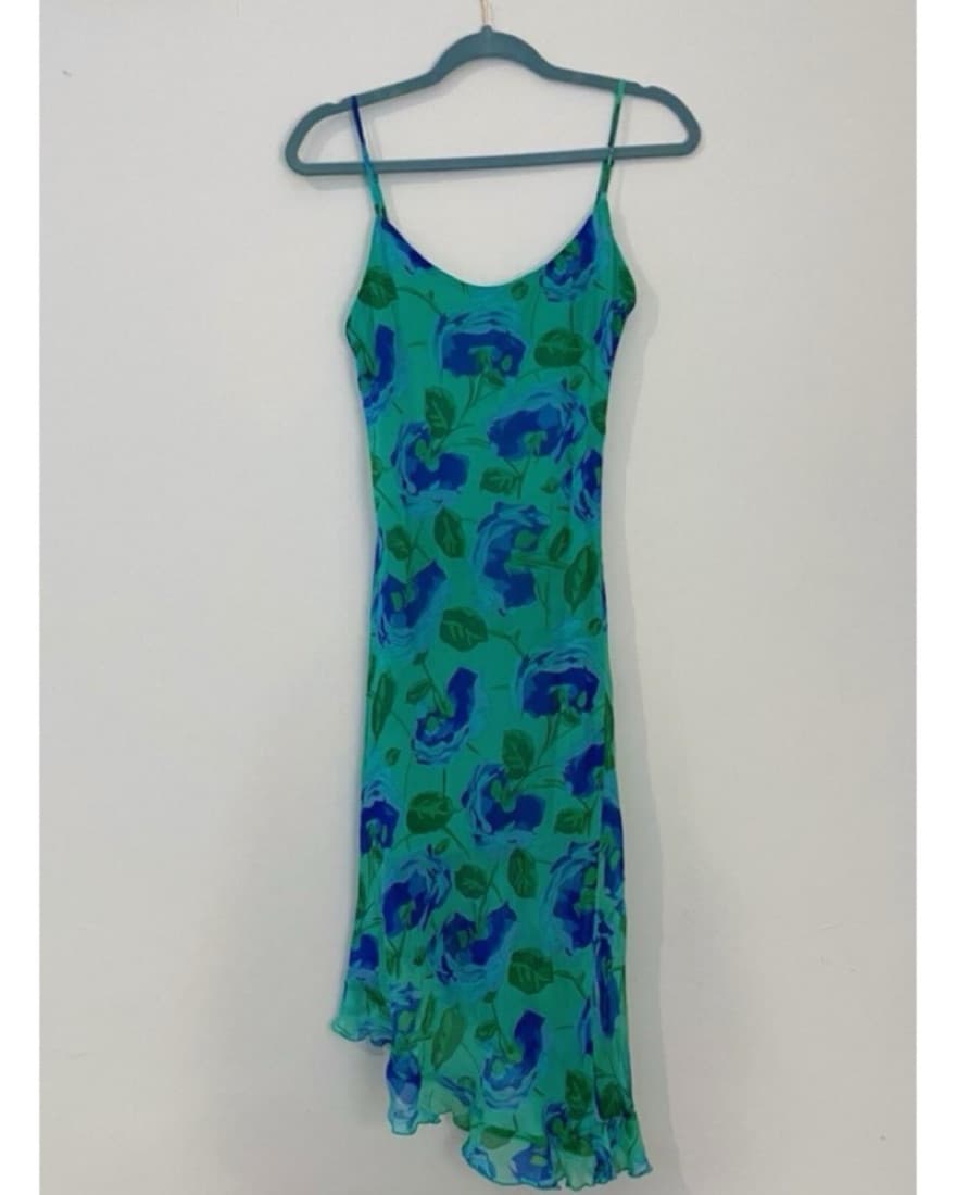 Vinage Betsey Johnson Floral Silk Dress - Image 4